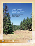 [Image]: Cover of publication entitled Timber Resource Statistic for Western Oregon, 1999.