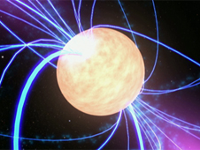 Still image from pulsar animation