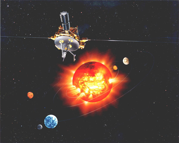 artist concept of Ulysses spacecraft
