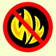 no fire