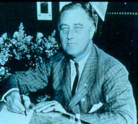 picture of President Franklin D. Roosevelt