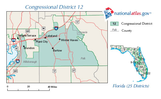 Map of the 12th District