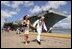 Pearl Harbor, Hawaii (Apr. 26, 2003) -- Electronics Technician 2nd Class Richard Barber and wife go out for liberty after his ship the aircraft carrier USS Abraham Lincoln (CVN 72) pulled into Pearl Harbor for a brief port visit. U.S. Navy photo by Photographer’s Mate 1st Class William R. Goodwin