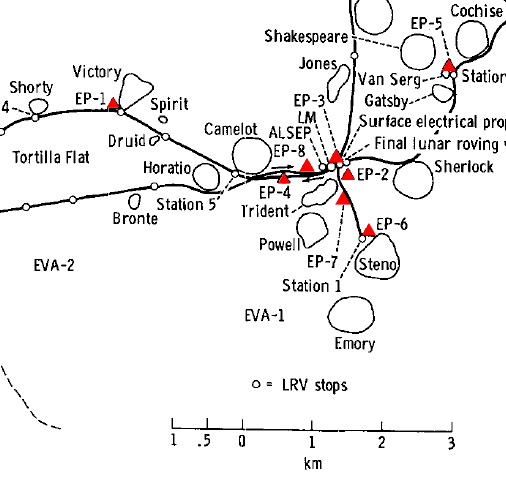 Seismic charge locations