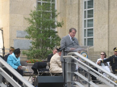 thumbnail image: Culberson addresses Veterans