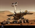 Mars Wallpaper: Artists concept of Rover