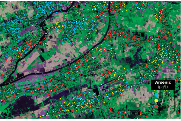 GIS map of Araihazar, Bangladesh