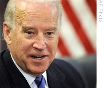 Vice President-elect Joe Biden speaks during a meeting on the economy in Washington, 23 Dec. 2008