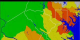 In this animation the green is taken away to let the Impervious Surface
Cover stand out.