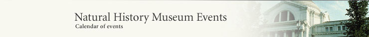 Natural History Museum Events