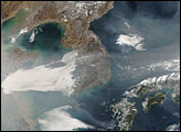 Haze over Korea