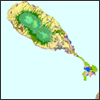 St. Kitts land cover map