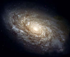 Example of a spiral galaxy, NGC 4414.