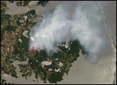 Fires in Virginia, North Carolina