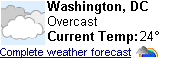 Click for Washington, District of Columbia Forecast