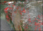 Fires in Southeast Asia