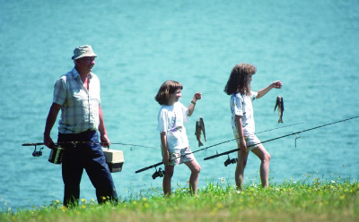 fishing with grandpa