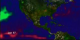 Monthly average precipitation anomalies over North America as measured by TRMM for January 1997 through February 1998