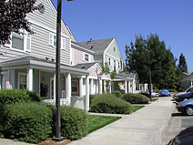 Photo of a row of residences in Lavell Village