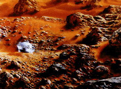 Pioneer Venus on planet surface