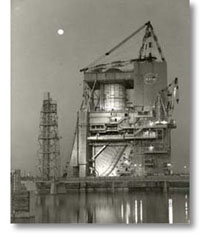 A2 Test Stand at Night
