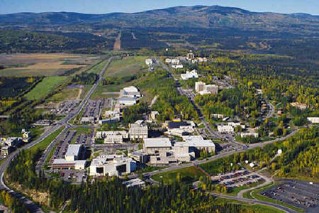Photo of the University of Alaska-Fairbanks campus