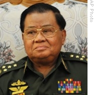 Burma's Senior General Than Shwe (file photo)