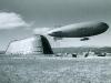 Historic image of Moffet Field Hanger 1 and blimp