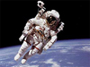Image of astronaut in space.