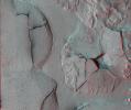 Elysium Planitia, Mars—Fractured Mounds in Stereo