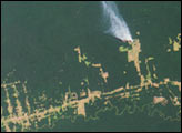 Deforestation near Rio Branco, Brazil