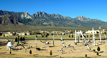 Missile Park at the White Sands, NM Museum.