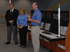 Constellation officials discuss the new Ares firing room.