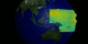 An animation of sea surface temperature and sea surface height anomalies in the Pacific Ocean for the period June 1997 through June 1998.  The data is shown on a rotating globe.