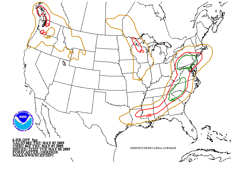 QPF: 30-36 Hrs