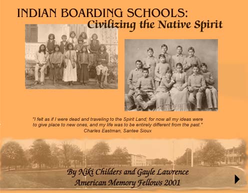 collage of indian boarding school photographs