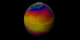 This animation show a year in the life of global ocean temperatures, June 2, 2002 to May 11, 2003. Green indicates the coolest water, yellow the warmest. 