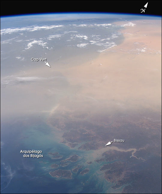 Saharan Dust over Senegal