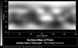 Map of Pluto's Surface (Note: There is debate within the science community as to whether Pluto should be classified as a Planet or a dwarf planet)