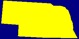 Image of the state of Nebraska