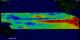 Sea Surface Height Anomaly for the Equatorial Pacific region from June, 1997, to June, 1998.