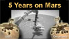 Watch the video 'Five Years on Mars'