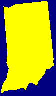 Image of the state of Indiana