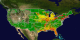 A sample West Nile Virus risk map for North America