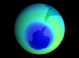 Ozone Hole Over Antarctica