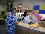 Educators find classroom resources at the NASA/JPL Educator Resource Center in Pomona, CA.