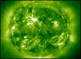 Solar Flare Aimed at Earth