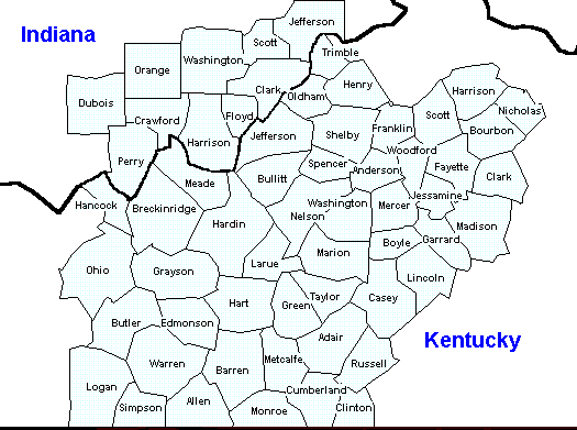 NWS Louisville, Kentucky County Warning Area