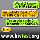 World AIDS Day. Take the test. Take control. www.hivtest.org