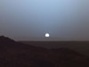 sunset on Mars